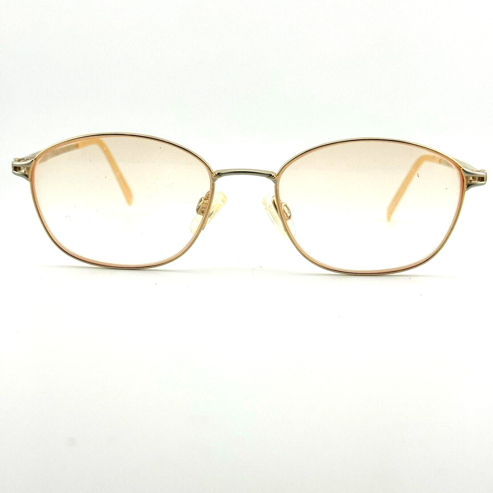CHARMANT US7646 Eyeglasses‎ Frames gold Titanium No Nickel Full Rim 52-17 H13300